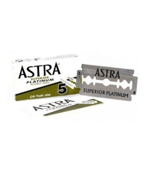 5 Double Edge Blades Astra Superior Platinum