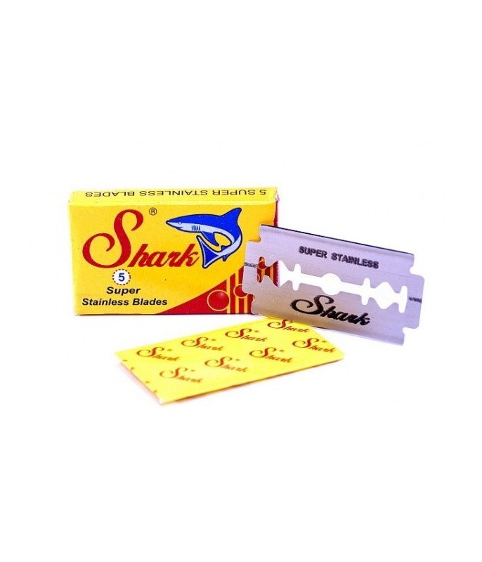 5 Cuchillas Doble hoja Shark Súper Inox