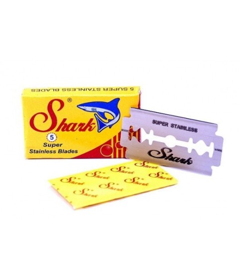 5 Cuchillas Doble hoja Shark Súper Inox