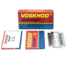 5 Cuchillas de afeitar Doble Hoja Voskhod Teflon Coated