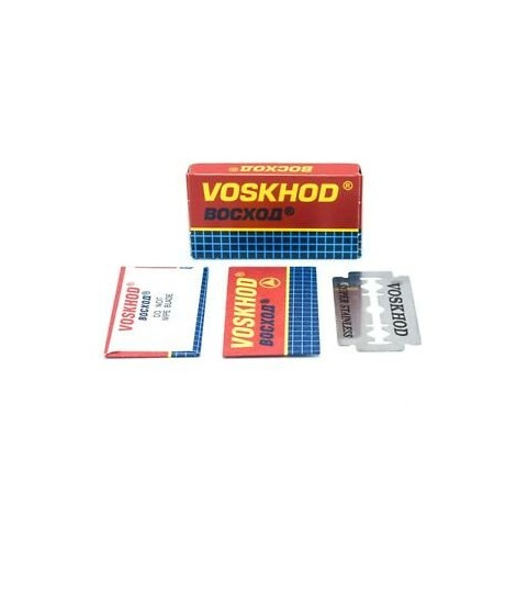 5 Cuchillas de afeitar Doble Hoja Voskhod Teflon Coated
