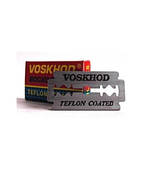 5 Cuchillas de afeitar Doble Hoja Voskhod Teflon Coated