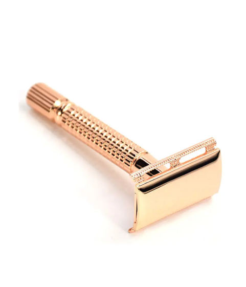 E Epsilon Rose Gold Safety Razor