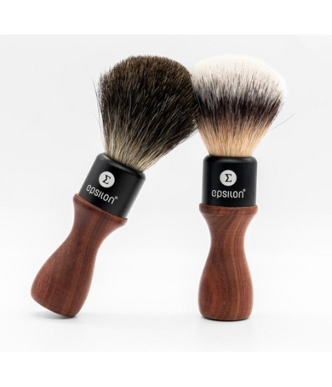 Epsilon Synthetic Shaving Brush African Blackwood 50/24mm