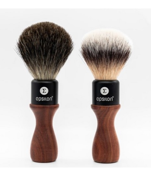 Epsilon Synthetic Shaving Brush African Blackwood 50/24mm