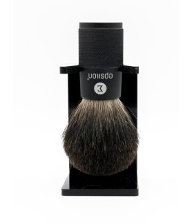 Epsilon Black Plastic Shaving Brush Holder