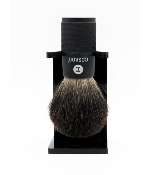 Epsilon Black Plastic Shaving Brush Holder