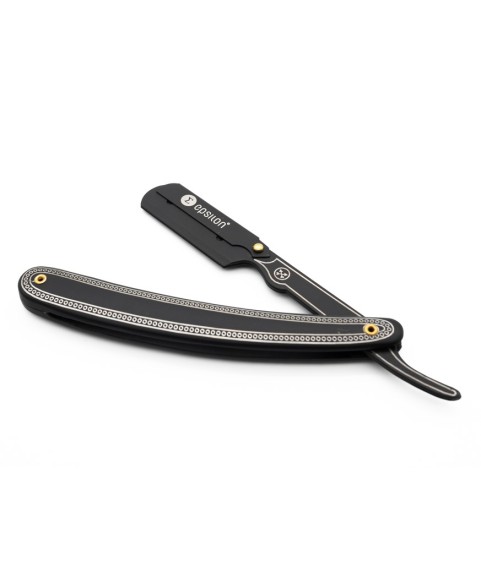 Epsilon Razor Style Black Leather Pouch