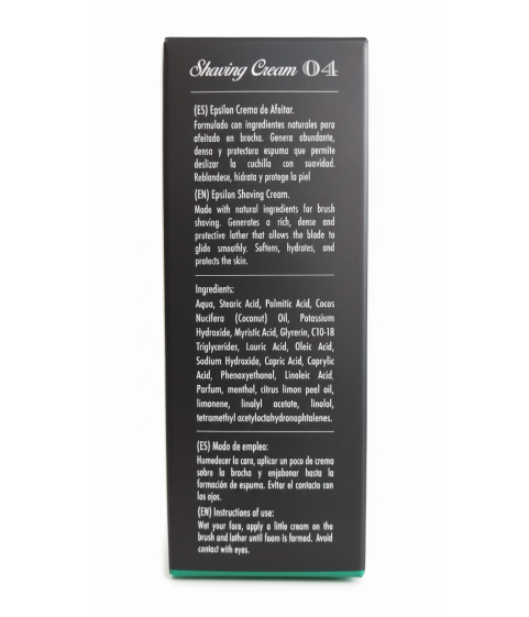 Epsilon Classic Mint Shaving Cream Tube 150ml