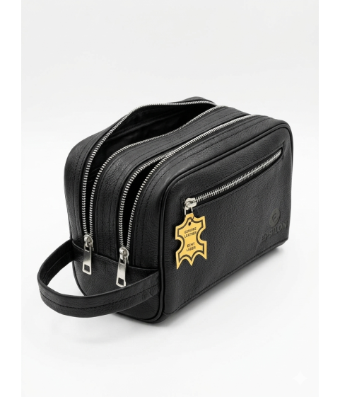 Neceser Epsilon Negro Dos Cremalleras Epsilon