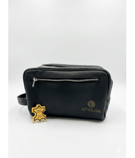Neceser Epsilon Negro Dos Cremalleras Epsilon