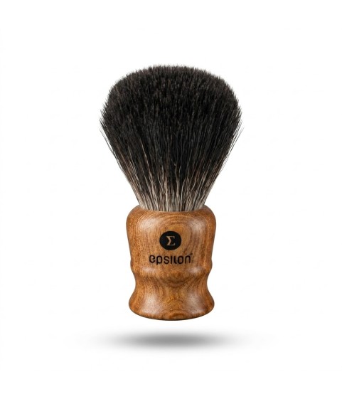 Brocha Afeitar Sintética Tejón Negro E Epsilon Madera 26/54mm