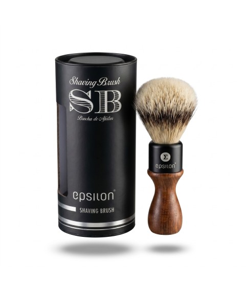 Epsilon Synthetic Shaving Brush African Blackwood 50/21mm