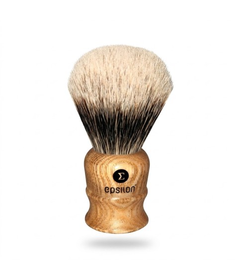 Epsilon Two Band Badger Shaving Brush Wood 26 / 55mm