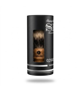 Epsilon Two Band Badger Shaving BrushWooden Fan Shape 49/26mm