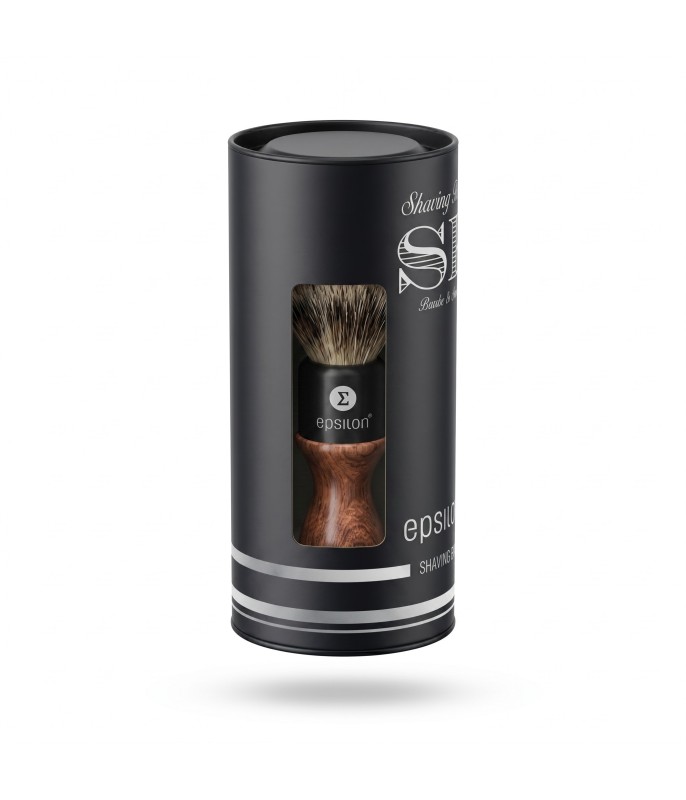 Brocha Afeitar Tejón Negro Epsilon African Blackwood 50/21mm