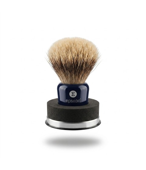 Epsilon Two Band Badger "Fan Shape" Shaving Brush Blue 49/26mm