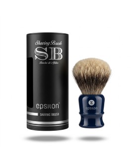Epsilon Two Band Badger "Fan Shape" Shaving Brush Blue 49/26mm