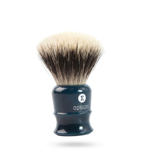 Epsilon Two Band Badger "Fan Shape" Shaving Brush Blue 49/26mm