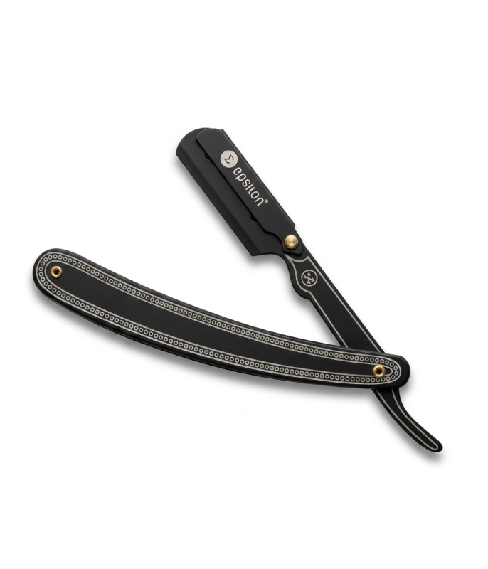 Navaja De Afeitar Premium Negra Epsilon