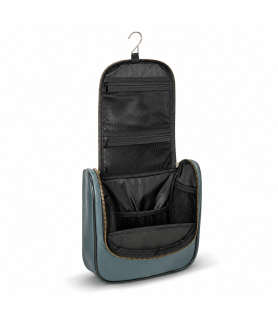 Epsilon Navy Blue Leather Men's Wash Bag